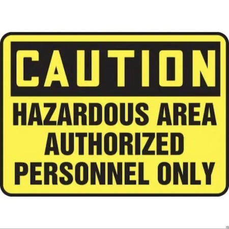 Accuform OSHA CAUTION SAFETY SIGN HAZARDOUS MADM636XL MADM636XL